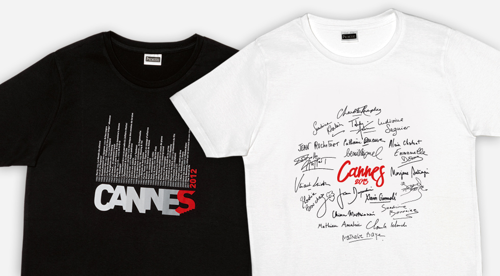 Premire: T-shirts Festival de Cannes 2012 et 2013 en cadeau avec le magazine